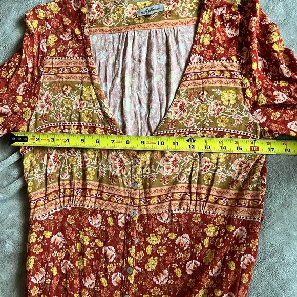 Arnhem Audrey duster in cinnamon - Picture 8 of 9